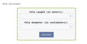 Pole Calculator
