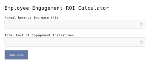 Employee Engagement ROI Calculator